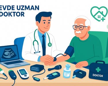 Evde uzman doktor - muayene ve tetkik